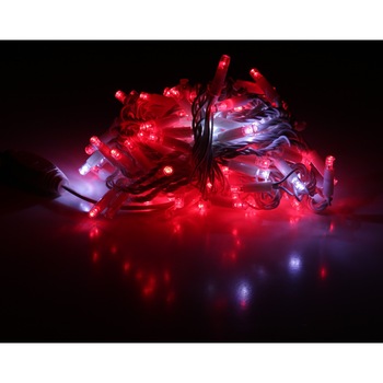 Instalatie de Craciun, 8 m Liniara, Rosu tip FLASH, 100 leduri, SDX, 5811R Instalatie de Craciun, 8 m Liniara, Rosu tip FLASH, 100 leduri, SDX, 5811R