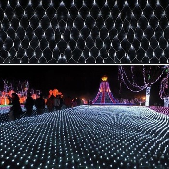 Instalatie de Craciun, 2 m x 2 m, Plasa, Alb rece, 160 leduri, plasa luminoasa / girlanda / de exterior 6008W Instalatie de Craciun, 2 m x 2 m, Plasa, Alb rece, 160 leduri, plasa luminoasa / girlanda / de exterior 6008W