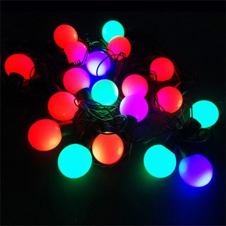 Instalatie de Craciun, 5 m, 40 leduri SMD, liniara, Multicolora, SDX, 8008M / ghirlanda tip bilute