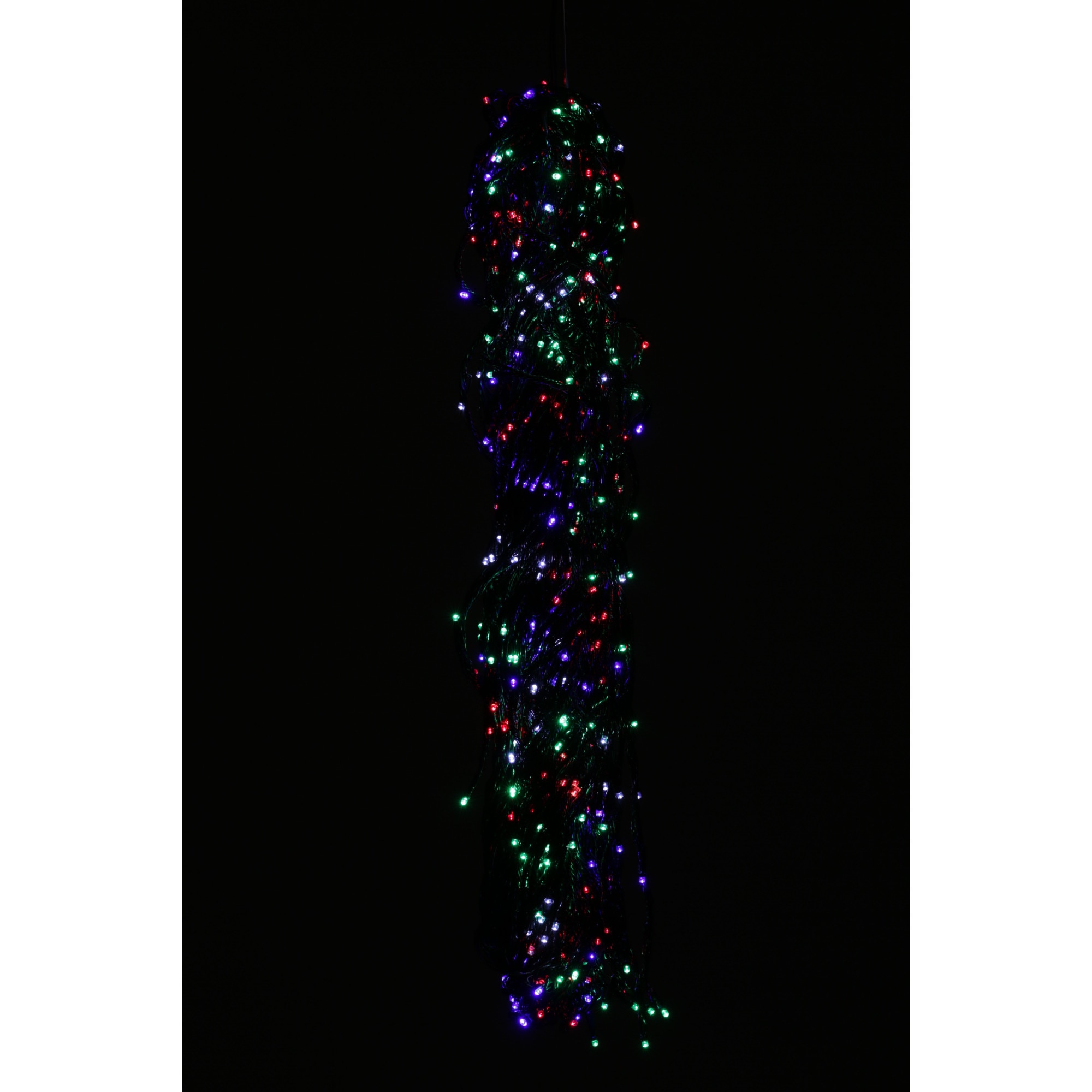 Instalatie de Craciun 6 m x 3 m, Perdea tip ploaie Multicolora, 960 leduri, SDX, 6020M