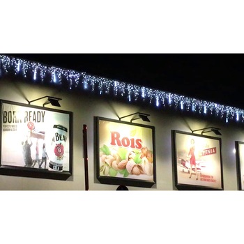 Instalatie de Craciun 5 m x 0.7 m , Perdea Franjurata Alba Rece, 143 leduri, SDX, 8033W Instalatie de Craciun 5 m x 0.7 m , Perdea Franjurata Alba Rece, 143 leduri, SDX, 8033W