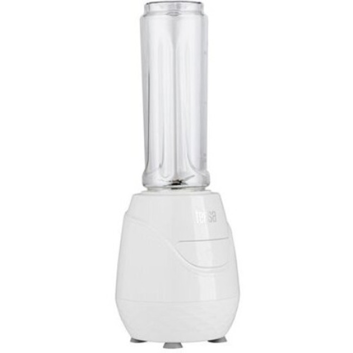 Mixer vertical SOKANY，2 trepte reglabile de viteza, batator din inoxidabil + lame din inoxidabil, cu pahar cu masura de 600 ml, cap detasabil, 400 W, priza standard europeana, culoare negru
