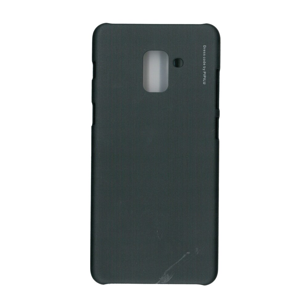 Husa spate Seven Day’s Metallic pentru Samsung Galaxy A8 Plus 2018, negru