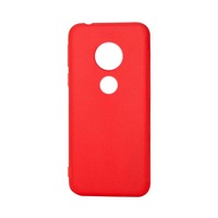 Husa Silicon Just Must Candy pentru Motorola G6 Play, Rosu