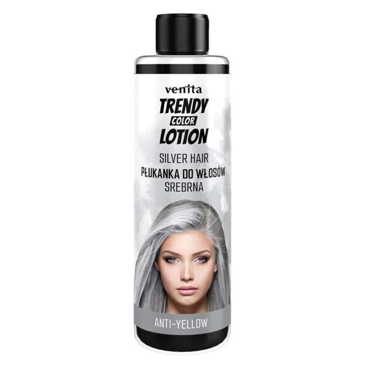 Solutie clatire Anti Yellow, Argintiu, Venita, 200 ml