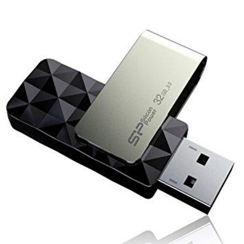 Memorie USB Silicon Power Blaze B30, 32GB, USB 3.0, Negru