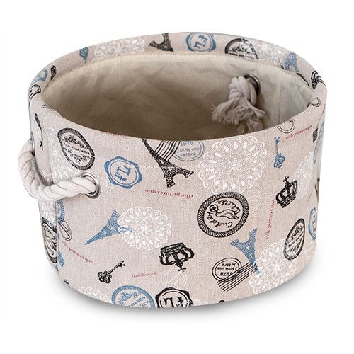 Cos rotund RAKI HIKAPO pentru depozitare jucarii 26xH16cm MN0188105