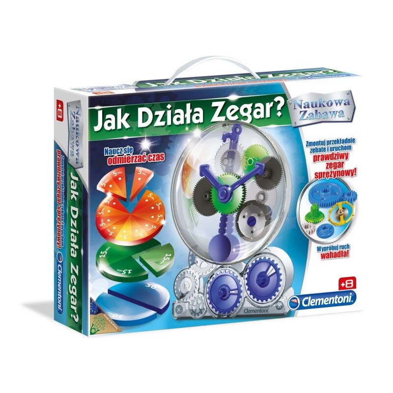 Joc educativ Cum functioneaza ceasul?, Clementoni