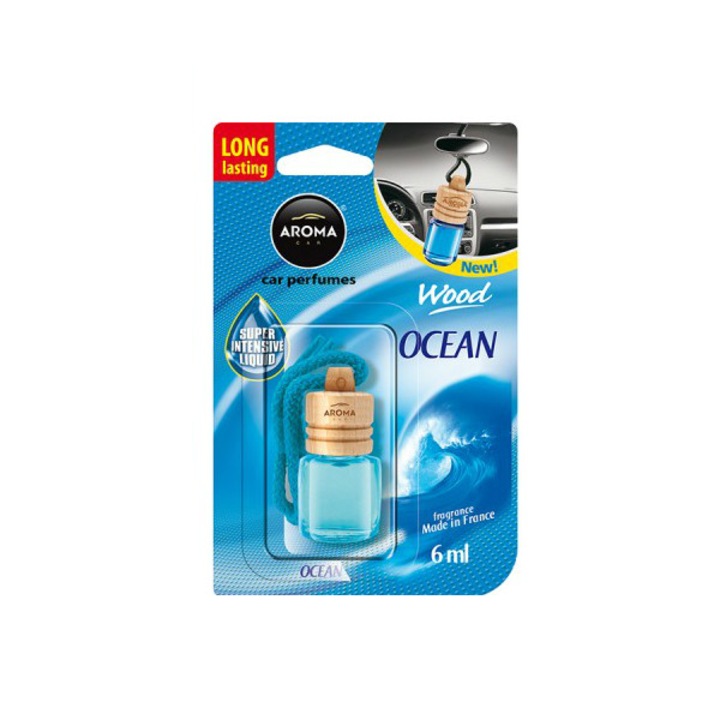 Aroma légfrissítő, fadugós palackban, Ocean aroma