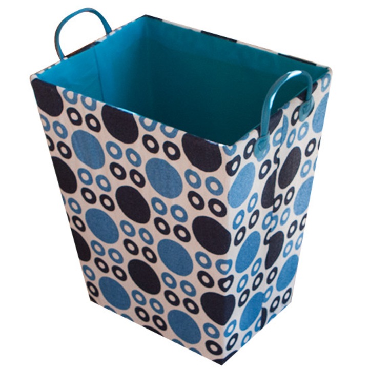 Cos rufe baie dreptunghiular RAKI MOROCELI albastru