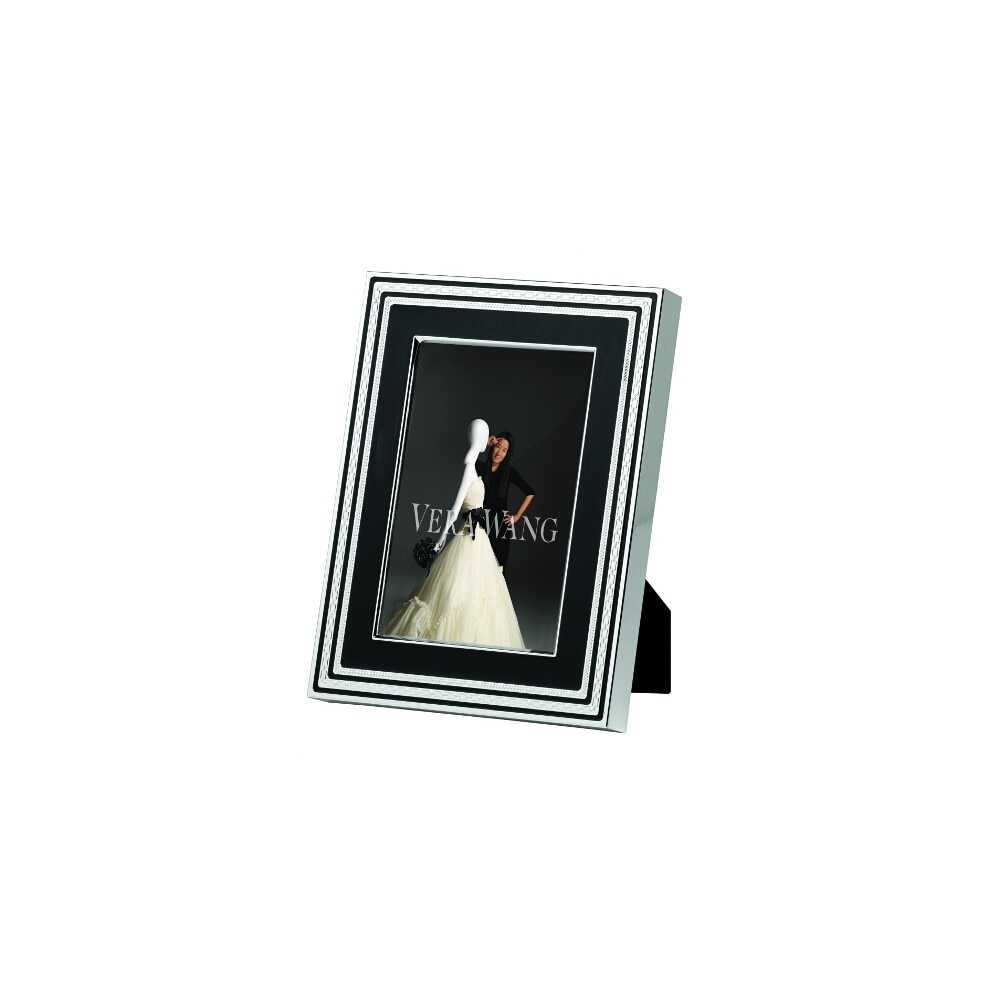 Rama Foto argintata With Love Black VERA WANG