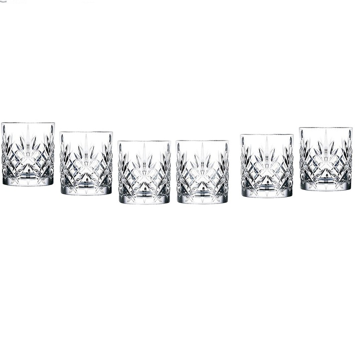 Комплект чаши за уиски RCR Style Melodia, Kристални, HoReCa, 6 броя, ХоРеКа