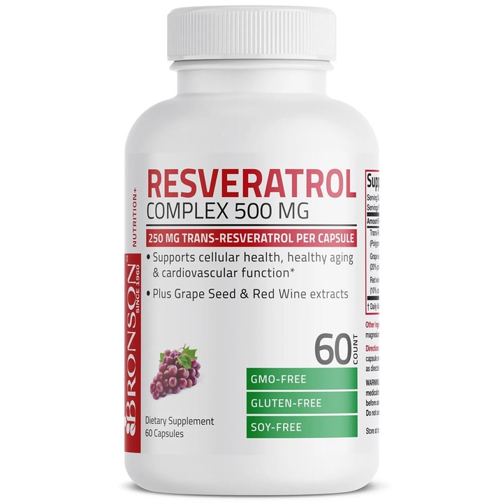 Resveratrol 500 Complex Bronson 60 capsule