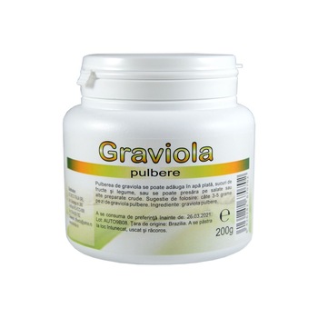 Pulbere - Graviola, 200 g Pulbere - Graviola, 200 g