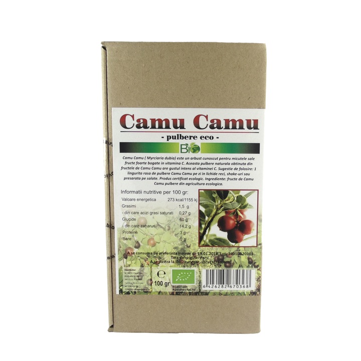 Pulbere Bio - Camu Camu, 100 g