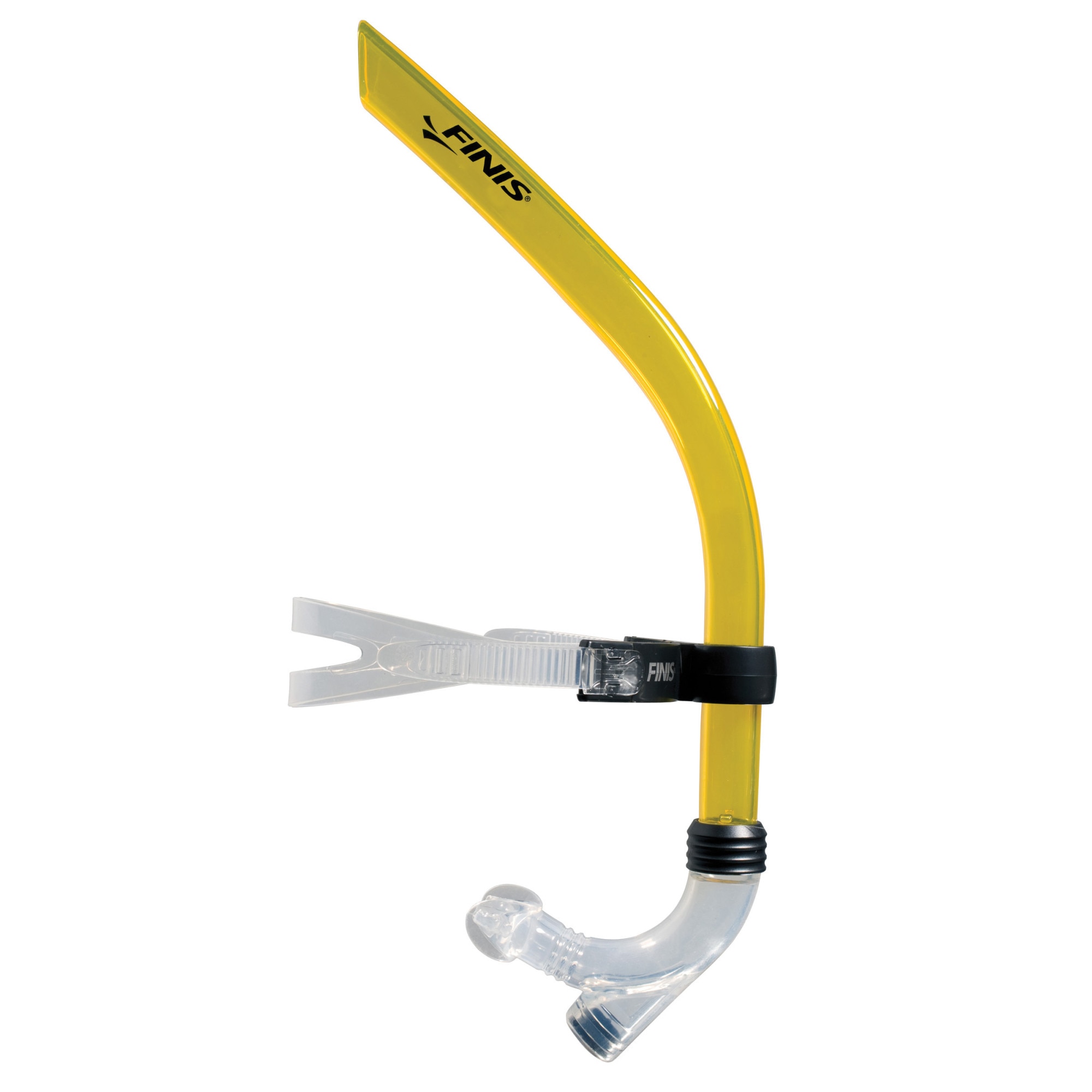 Original Swimmer's Snorkel, Finis, Tub Snorkel, Galben