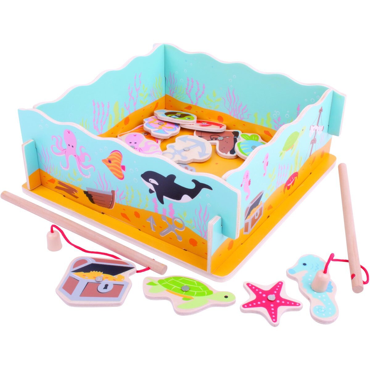 Joc magnetic BigJigs - Hai sa pescuim