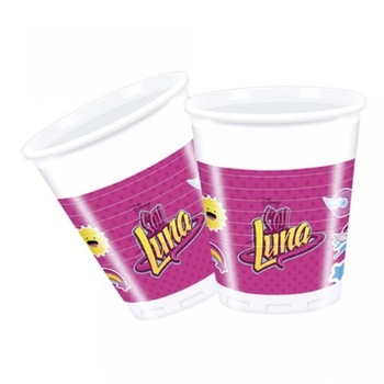Set 8 pahare de plastic pentru petrecere Soy Luna Set 8 pahare de plastic pentru petrecere Soy Luna