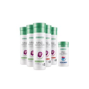 Supliment nutritiv, 5 x Mind Master Green 500 ml, si 1 x Pro Balance, 360 tablete Supliment nutritiv, 5 x Mind Master Green 500 ml, si 1 x Pro Balance, 360 tablete
