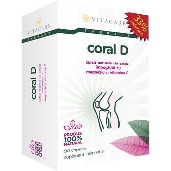 Coral D, Vitacare, 90 cps Coral D, Vitacare, 90 cps