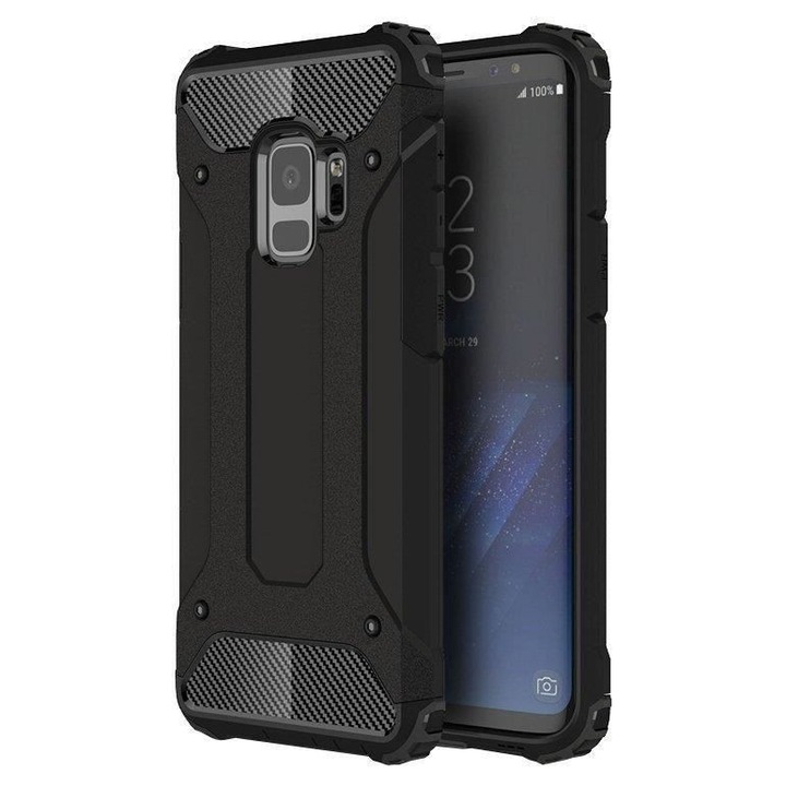 Черен хибриден калъф ApcGsm Armor за Samsung Galaxy S9 G960