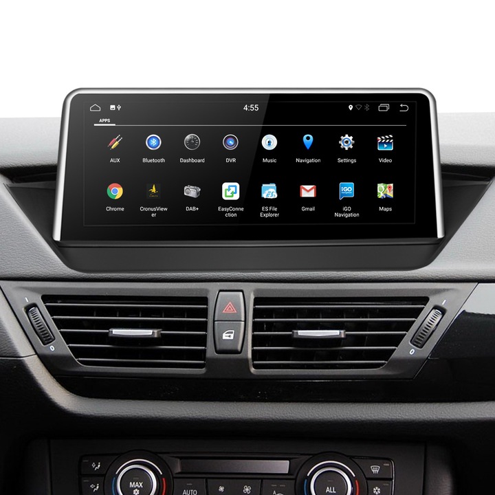 Navigatie Gps Android BMW X1 E84 (2009 - 2014 ), Touhscreen 10.25 " IPS, 2GB RAM + 32 GB ROM, Internet, 4G, Aplicatii, Waze, Wi Fi, Usb, Bluetooth, Mirrorlink