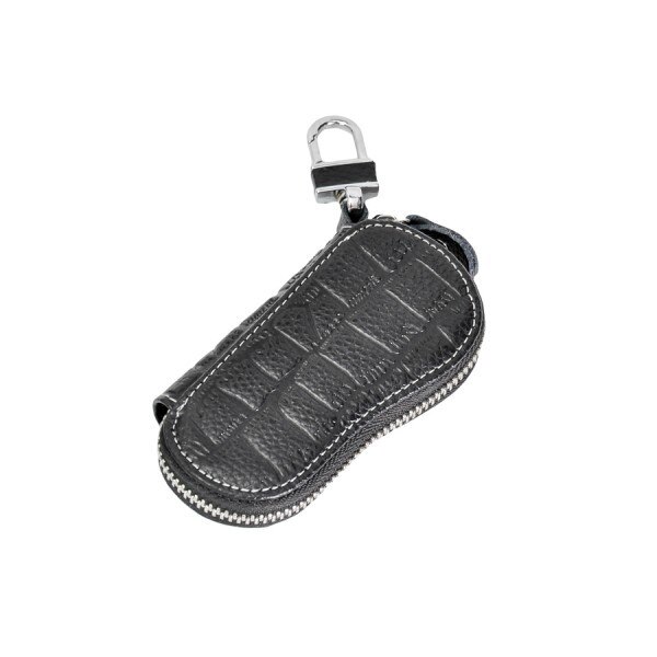 Husa Automax pentru chei, din piele cu fermoar