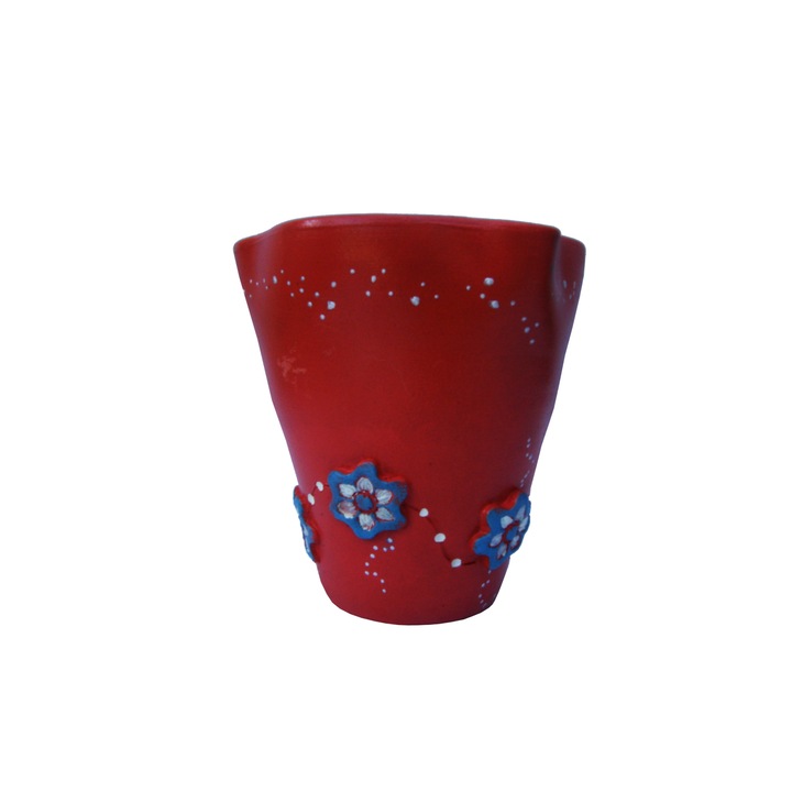 Ghiveci decorativ, handmade, model unicat