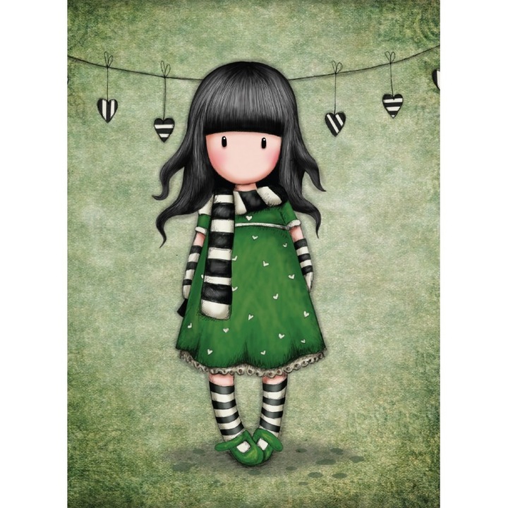 Felicitare Gorjuss - The Scarf