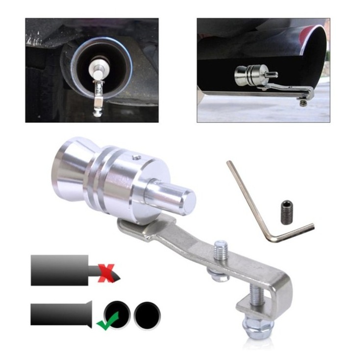 Turbo hangadapter alumínium L dobhoz 2,0 - 2,4 cm3 motorokhoz