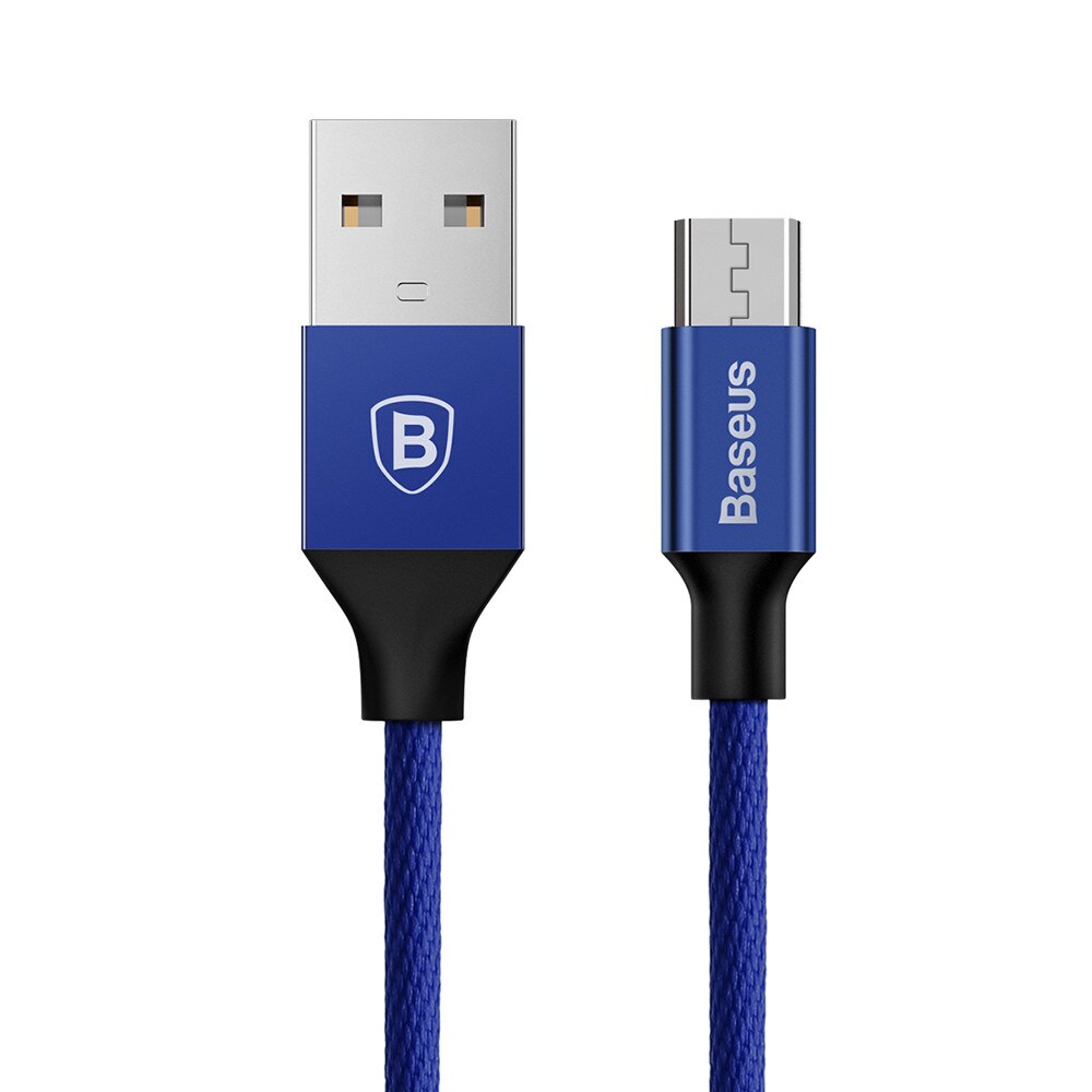 Cablu Baseus Yiven USB la MicroUSB, Albastru