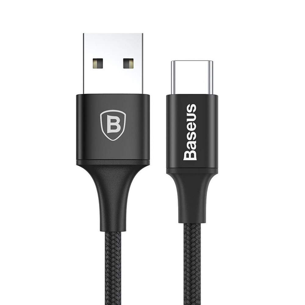 Cablu de date/incarcare Baseus, Rapid Series, USB Type-C 1M 2 A, Negru