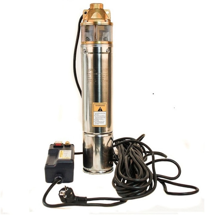 MF Pro Vortex 4Skm100 merülő szivattyú, 750 W, 2700 liter / óra, 55 m, új modell, rozsdamentes acél