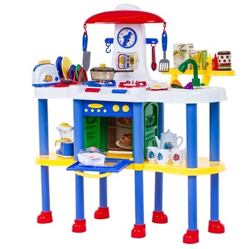 Bucatarie Profesionala pentru copii Geniul Bucatariei XXL cu sunete si lumini 2018 , 90cm inaltime , Set complet accesori , Plita , Expresor , Cuptor Bucatarie Profesionala pentru copii Geniul Bucatariei XXL cu sunete si lumini 2018 , 90cm inaltime , Set complet accesori , Plita , Expresor , Cuptor