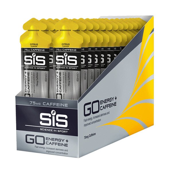 Cutie 30 Geluri SiS Go Energy + Caffeine (75mg) Gel, Citrice, 60ml