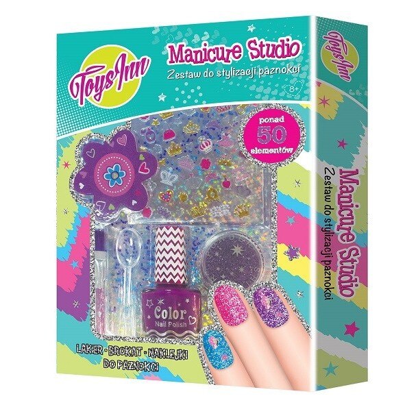 Set manichiura Stnux Studio Glitter, Multicolor
