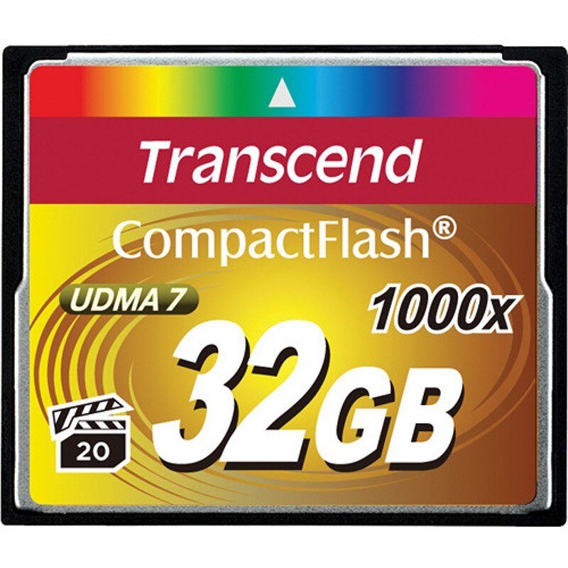 Card memorie Transcend, 32GB, Compact Flash 1000x