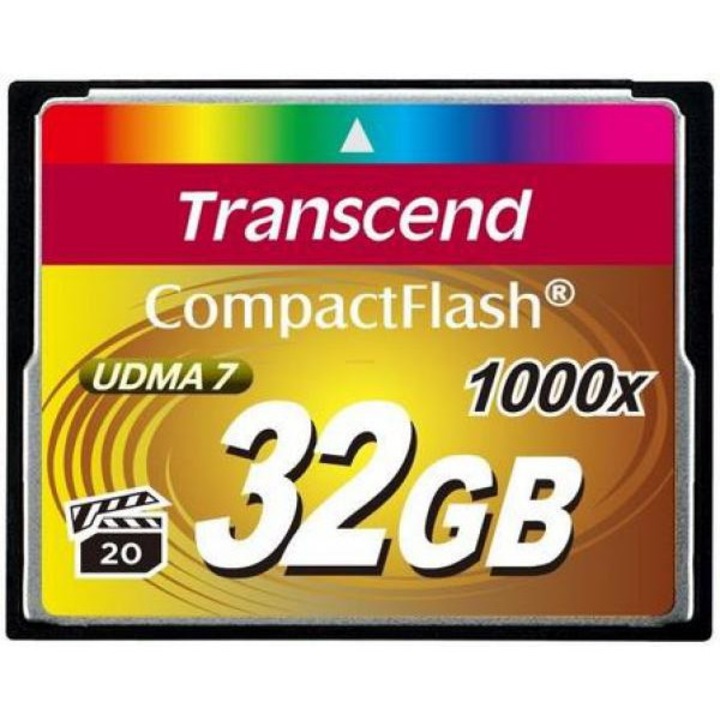 Memorie USB Transcend, 32GB, Compact Flash 1000x