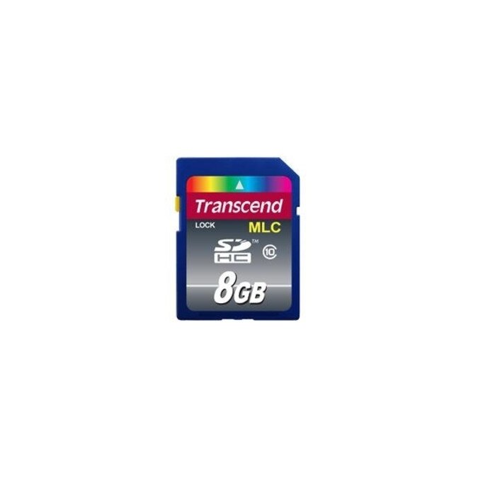 Card memorie Transcend Industrial, SDHC, 8GB, CL10, MLC