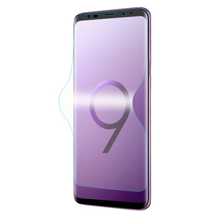 Folie ENKAY de protectie totala a ecranului, 3D, TPU+PET, pentru Samsung Galaxy S9 Plus, transparenta