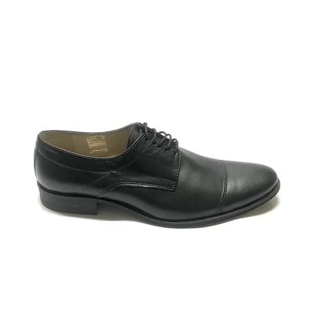 Mateo Shoes 816 férfi cipő, elegáns, 42 EU méret, valódi bőr, fekete