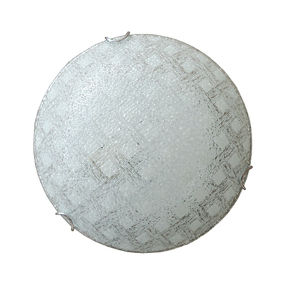 Plafoniera din sticla, model keten, Alba, 40cm