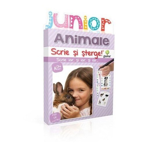 Animale. Scrie si sterge. Junior