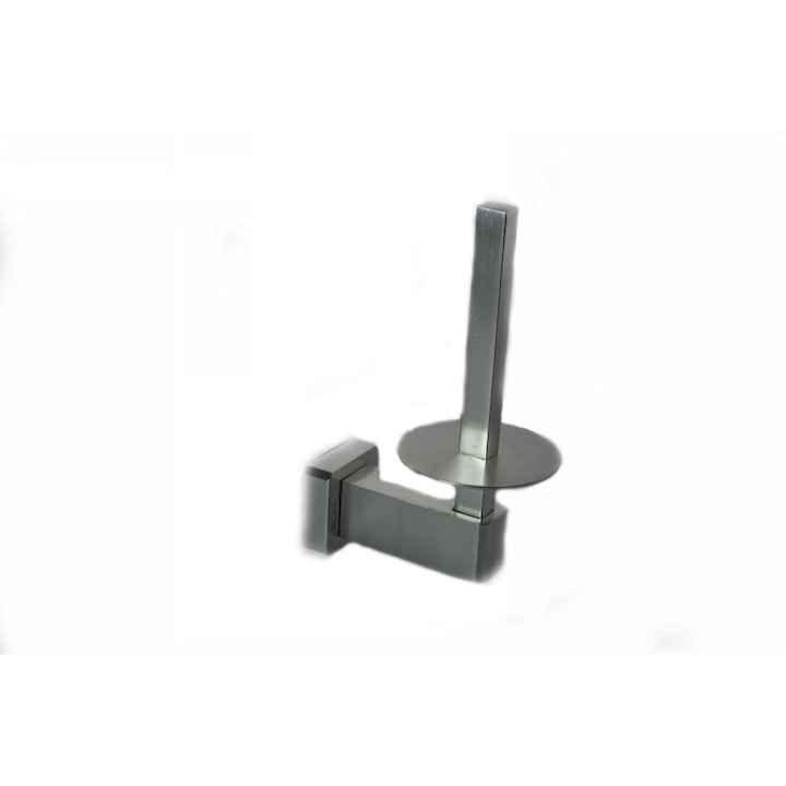 Suport rezerva hartie igienica Alya, Gama Premium, aluminiu eloxat, Argintiu