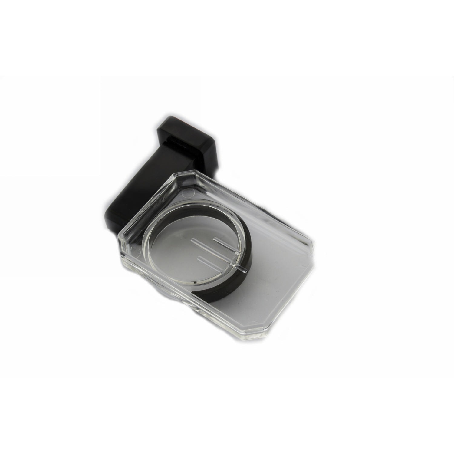 Sapuniera Alya, aluminiu eloxat, Negru