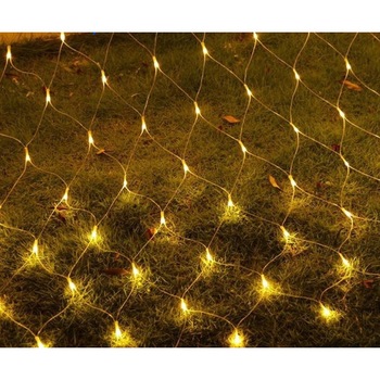 Instalatie de Craciun Sdx Market®, 1,5 m x 1,5 m Plasa, Alb Cald, 120 leduri, plasa luminoasa, led, 6007WW Instalatie de Craciun Sdx Market®, 1,5 m x 1,5 m Plasa, Alb Cald, 120 leduri, plasa luminoasa, led, 6007WW