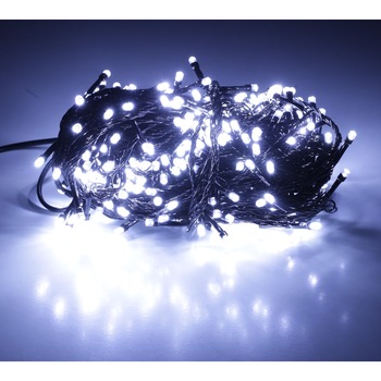 Instalatie de Craciun, 8 m, liniara Alba Rece, 100 leduri, SDX, 5818W, ghirlanda luminoasa Instalatie de Craciun, 8 m, liniara Alba Rece, 100 leduri, SDX, 5818W, ghirlanda luminoasa