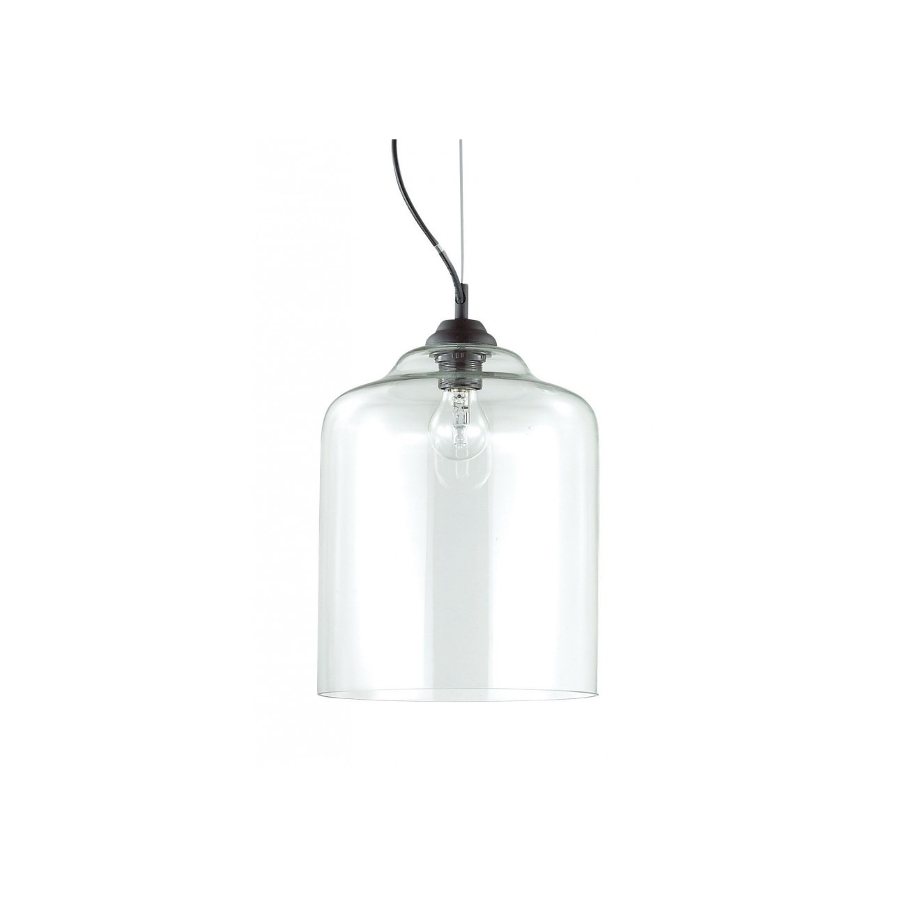 Lustra BISTRO SP1,IDEAL LUX,metal si sticla, Transparent