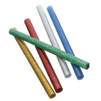 Set batoane silicon colorat cu sclipici multicolor, 7mm, 20cm, 125buc, 1kg Set batoane silicon colorat cu sclipici multicolor, 7mm, 20cm, 125buc, 1kg