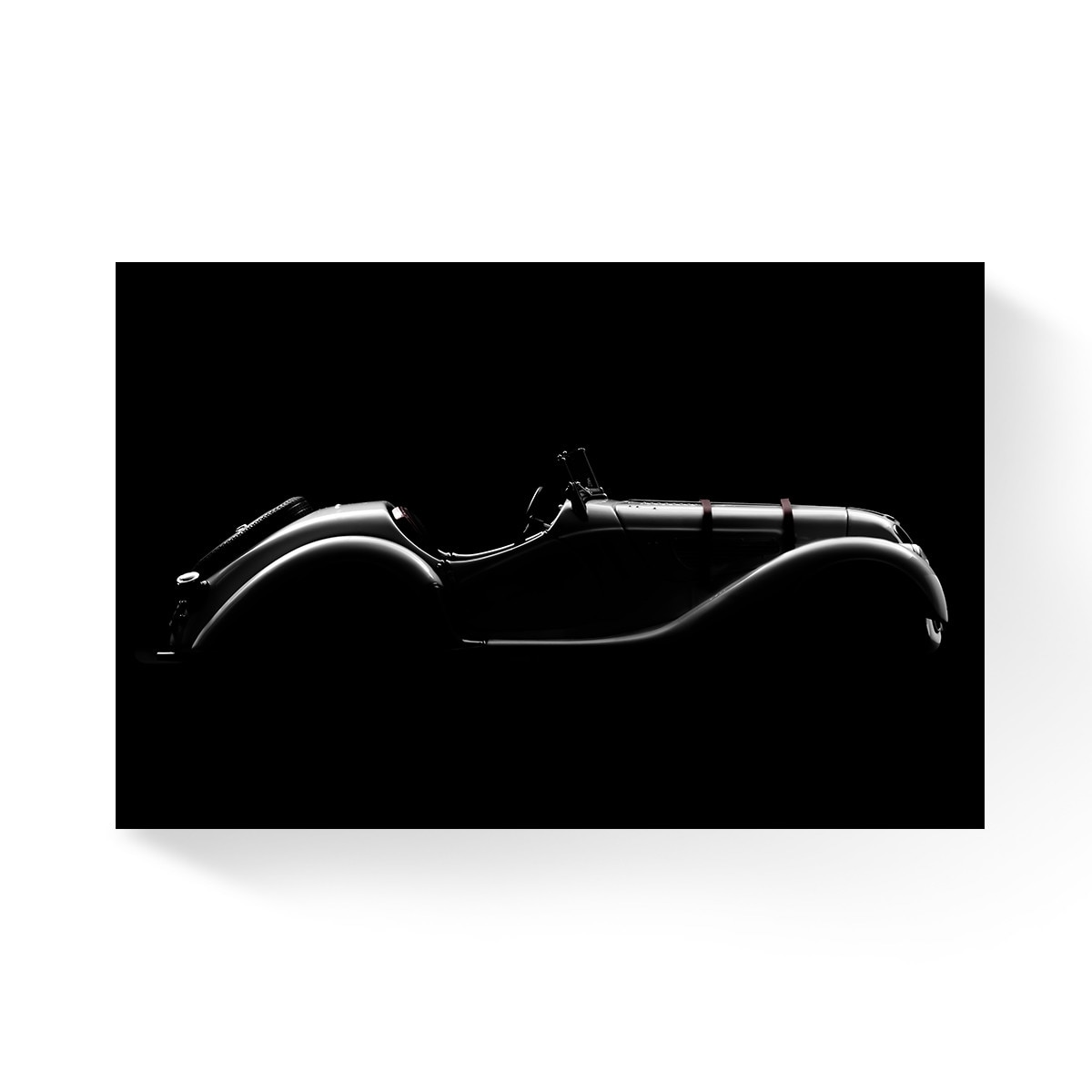 Tablou Canvas - Masina de epoca, Alb/Negru, 80 x 120 cm